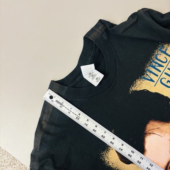 Vintage 90s Vince Gill Country Music Tour T-Shirt Size XL Single Stitch Black - Picture 4 of 6